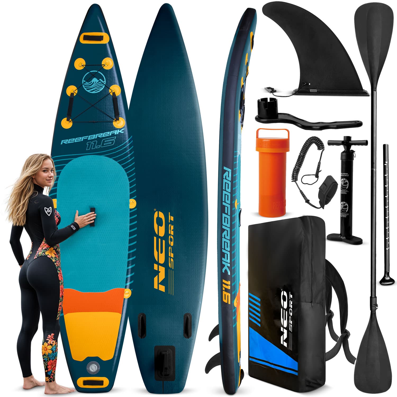 NeoSport Deska Sup Reefbreak 350 x 81 x 15 cm 170101